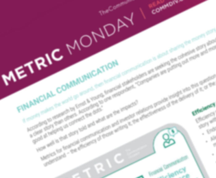 Metric Monday